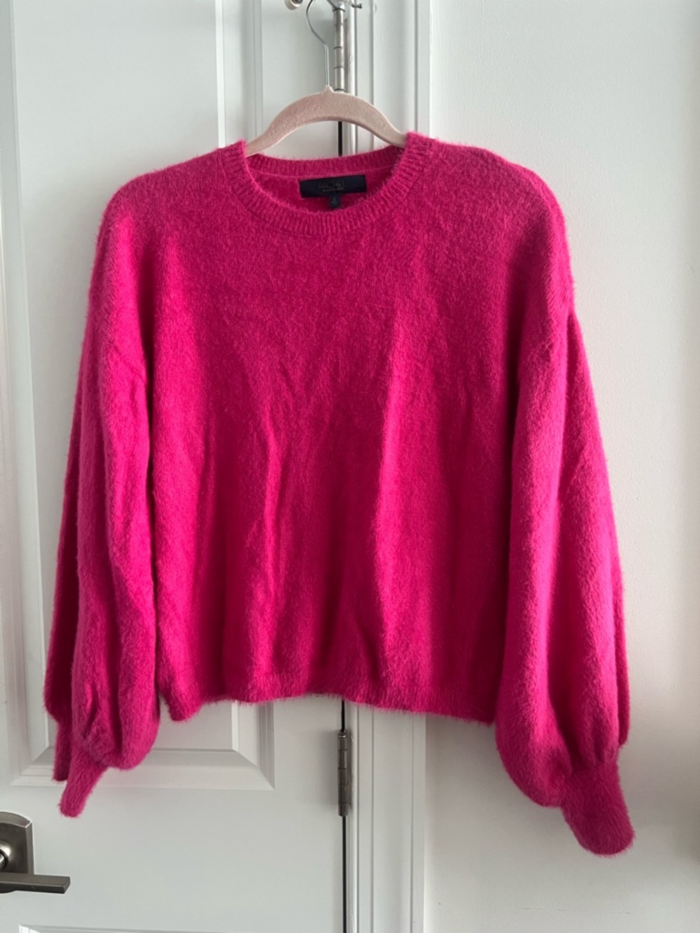RACHEL Rachel Roy Hot Pink Crewneck Sweater